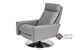 Cumulus Reclining Swivel Chair by American Leather (Angled)