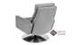 Cumulus Reclining Leather Swivel Chair by American Leather (Back Angled)