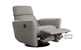 Welted Arm Large Reclining Swivel Glide Chair by Luonto (Open)