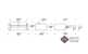 Neah Curved Arm Queen Size Sleeper Sofa Diagram