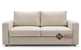Neah Standard Arm Queen Size Sleeper Sofa in 365 Halifax Shell