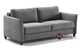 Aura Queen Sofa Bed by Luonto in Atlantic 07 Bright Gray Side View