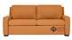 Lyons Queen Comfort Sleeper by American Leather in Babble Tangerine