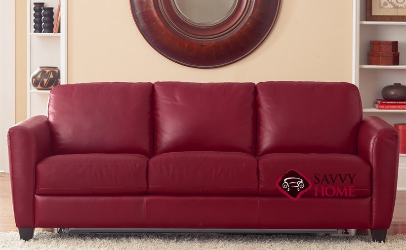 Quick Ship Liro B592 Leather Sleeper Sofas Queen In Denver Dark Brown By Natuzzi With Fast Savvyhome Com