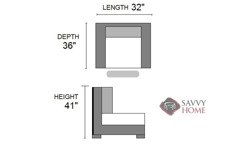 Gold Coast Fabric Reclining Chair by Savvy is Fully Customizable by You