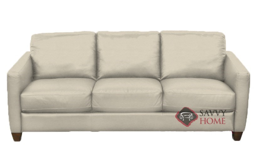 Quick Ship Liri B591 Leather Sleeper Sofas Queen In Denver Rose B591 Queen Leather Sleeper Pictured In Denver Rose Beige