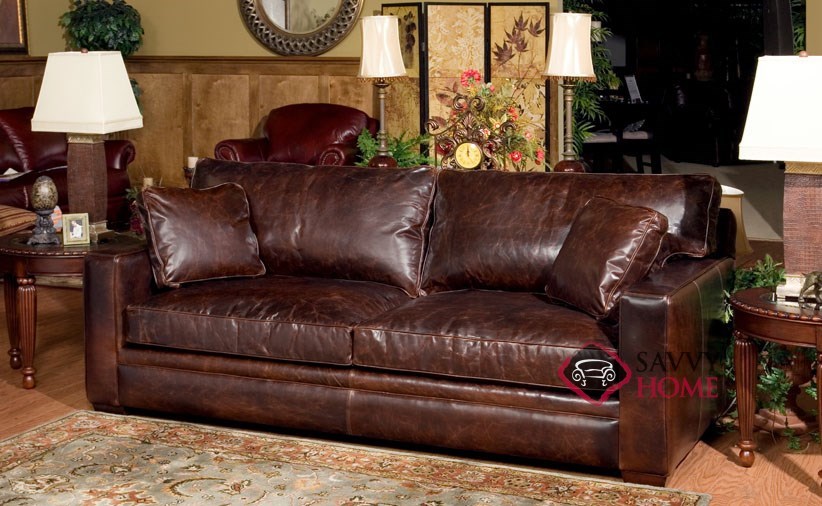 leather sleeper sofa houston