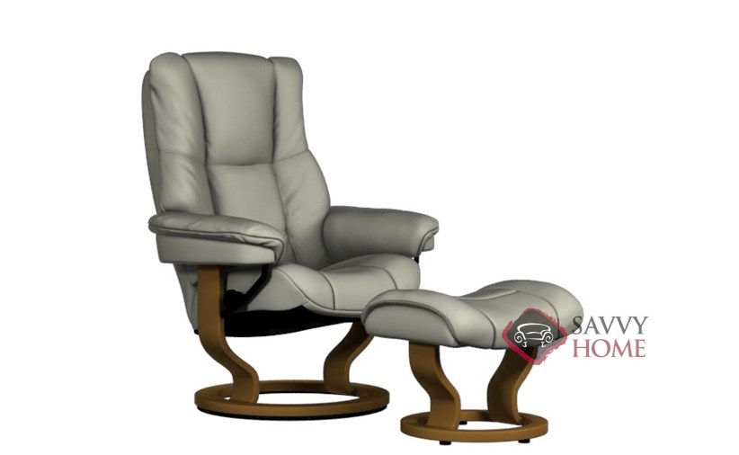 mayfair leather reclining chair by stressless is fully customizable