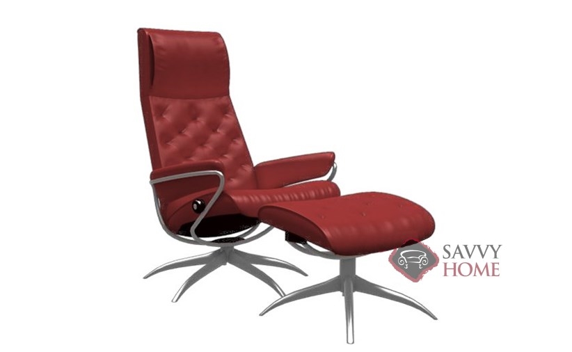 recliner with ottoman ergonomic metro highback reclining chair and ottoman by stressless in paloma tomato leather is fully customizable recliner with ottoman ergonomic metro highback reclining chair and ottoman by stressless in paloma tomato leather is fully customizable