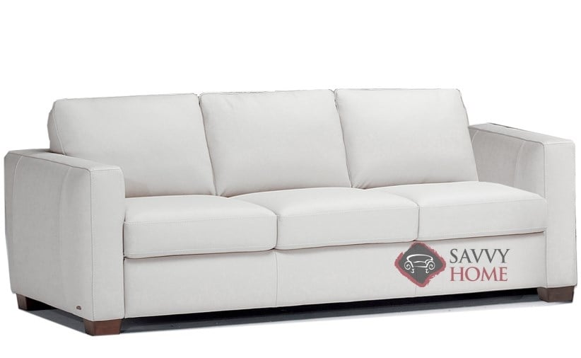 Leather Sleeper Sofas Queen In Denver, White Leather Sleeper