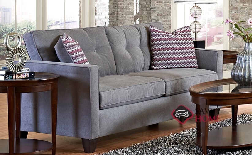 Bristol Fabric Stationary Sofa by Savvy is Fully Customizable by You