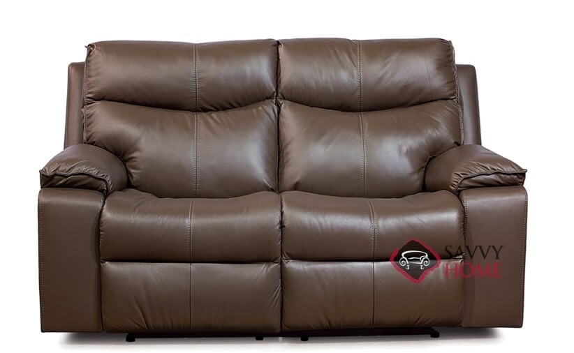 Providence Leather Reclining Loveseat, Reclining Leather Loveseat