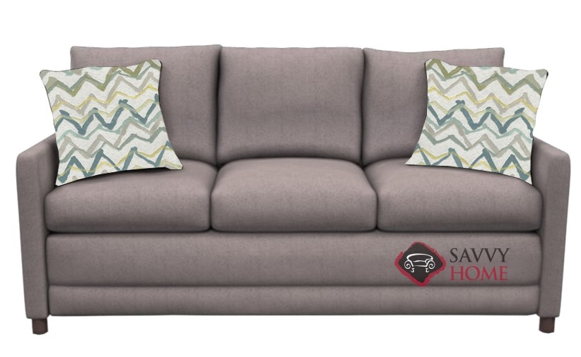 QuickShip 200 Fabric Sleeper Sofas Queen in Jitterbug Linen by Stanton