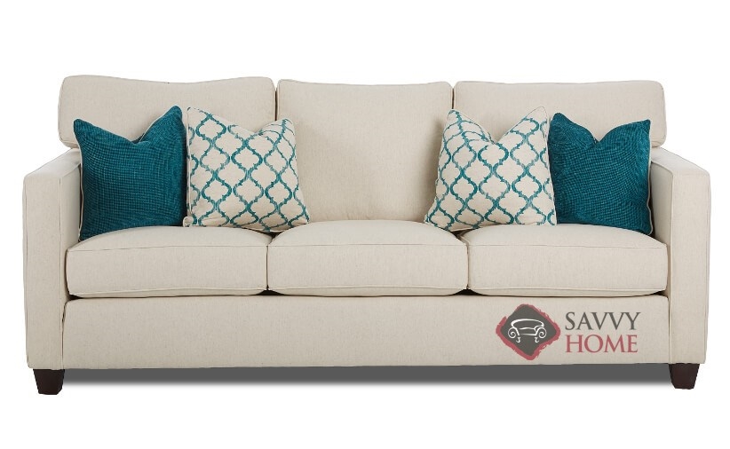 Jersey Fabric Stationary Sofa by Savvy is Fully Customizable by You