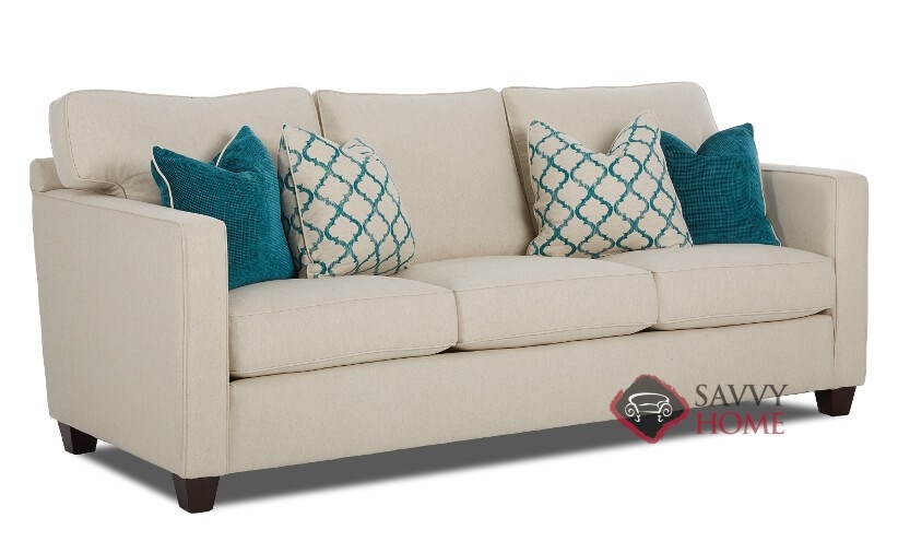 Jersey Fabric Stationary Sofa by Savvy is Fully Customizable by You