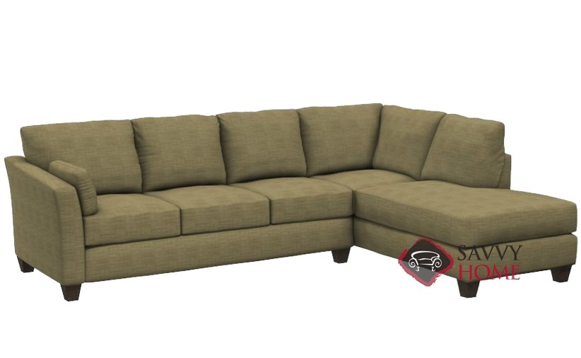 Quick Ship Sienna Fabric Sleeper Sofas Chaise Sectional In Spartan Sienna Chaise Sectional Sleeper Sofa In Spartan Camel