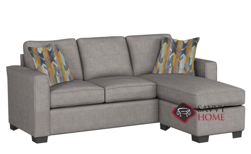 Quick Ship 702 Fabric Sleeper Sofas Chaise Sectional In Pinnacle Gray By Stanton With Fast Shipping Savvyhomestore Com