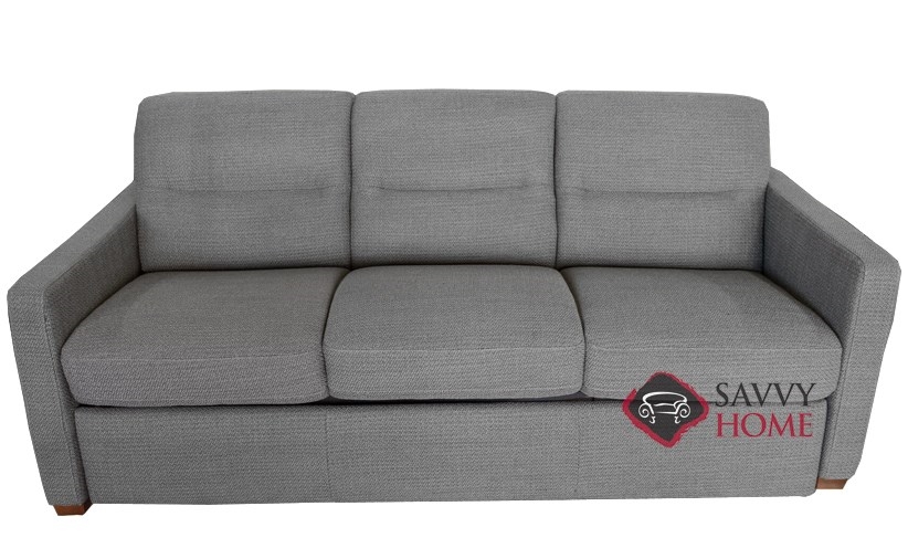 Quick Ship Conca Fabric Sleeper Sofas Queen In Egeo Grey By Natuzzi Conca C010 530 Queen Sleeper Sofa By Natuzzi Editions In Egeo Grey