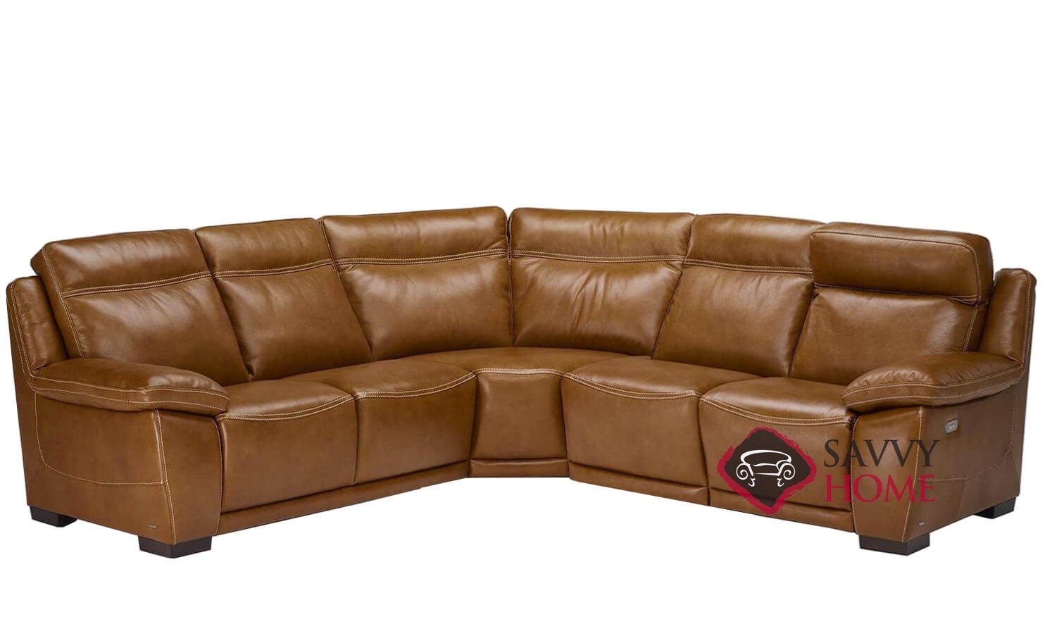 Ottimista B875 016 029 017 Leather True Sectional Sofa By Natuzzi