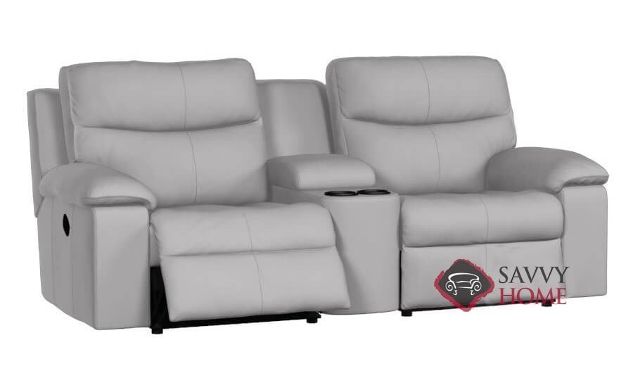 Providence Fabric Reclining Loveseat By, Leather Dual Recliner Loveseat